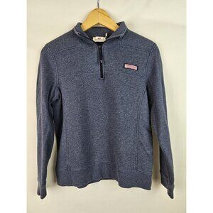 Vineyard Vines Blue Quarter-Zip Sweatshirt